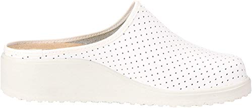 Berkemann Tec-Pro Thordu 9103 - Zuecos unisex, Blanco, 43 1/3