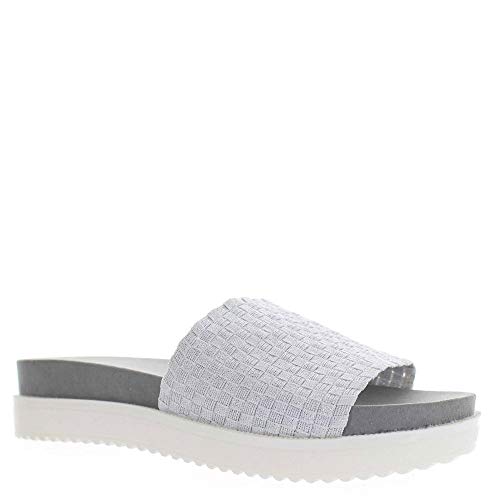 Bernie Mev. Zapatos de mujer Slides Plata Capri Smoke, color Plateado, talla 39 EU
