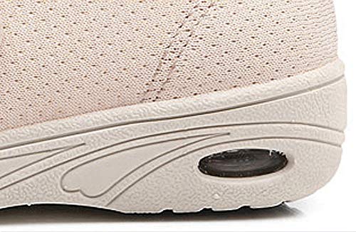 B/H Calzado OrtopéDico Ajustable para Artritis,Zapatos de Malla Transpirables Antideslizantes, Zapatos de Madre Ligeros y Acolchados-Gray_40