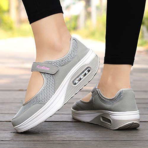 BHYDRY Zapatillas de Deporte Ligeras y Transpirables de Moda Casual para Mujer Zapatillas Deportivas