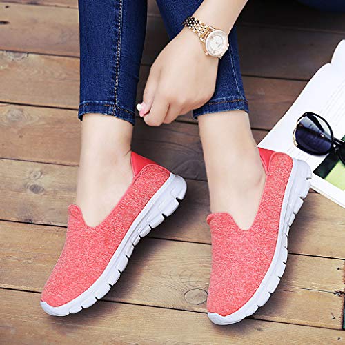 BHYDRY Zapatos de Moda Shake para Mujer Ventilar Zapatillas Deportivas Fitness Zapatillas de Deporte Casuales