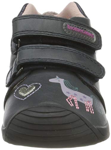 Biomecanics 201116, Botas Cortas al Tobillo Niñas, Azul Marino (Kaiser), 19 EU