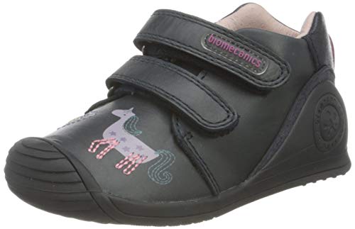 Biomecanics 201116, Botas Cortas al Tobillo Niñas, Azul Marino (Kaiser), 19 EU