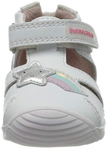 Biomecanics 202127, Sandalias Niñas, Blanco (Blanco (Sauvage)) B, 21 EU