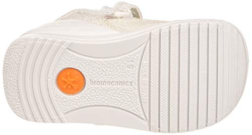 Biomecanics 202206, Sandalias Niñas, Plateado (Plata (Pique Metalizado) C), 22 EU