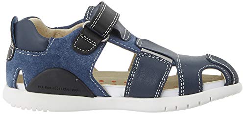 Biomecanics Rodri, Sandalias con Punta Cerrada para Niños, Azul Marino (Ocean Y Azul (Sauvage Y Serraje) Paprika), 29 EU
