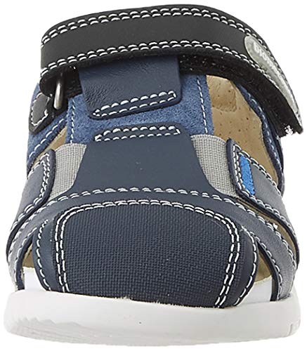 Biomecanics Rodri, Sandalias con Punta Cerrada para Niños, Azul Marino (Ocean Y Azul (Sauvage Y Serraje) Paprika), 29 EU