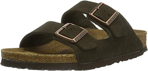 Birkenstock Arizona SFB, Sandalias de Punta Descubierta Hombre, Marrón (Marron Mocca Marron Mocca), 45 EU