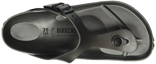 Birkenstock Gizeh Eva - Sandalias unisex, Gris (Anthracite), 42