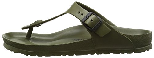 Birkenstock Gizeh Eva - Sandalias unisex, Verde (Khaki), 43