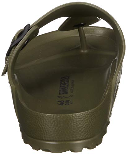 Birkenstock Gizeh Eva - Sandalias unisex, Verde (Khaki), 43