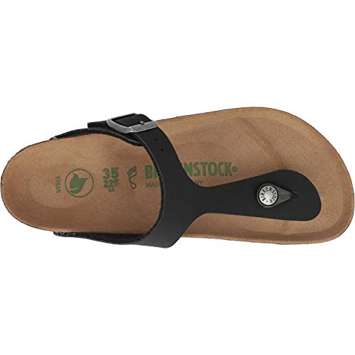 Birkenstock Gizeh Vegan Mujer Sandalias Negro 40 EU