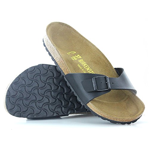 Birkenstock Madrid Birko Flor, Zuecos Hombre, Negro, 42 EU