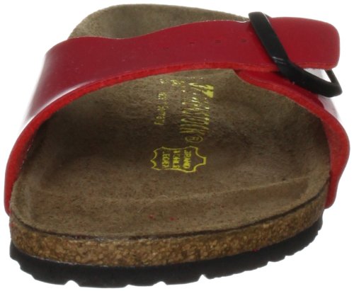 Birkenstock - Madrid, Mules Mujer, Rojo (Tango Red Lack), 38 (schmal)