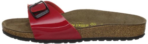 Birkenstock - Madrid, Mules Mujer, Rojo (Tango Red Lack), 38 (schmal)