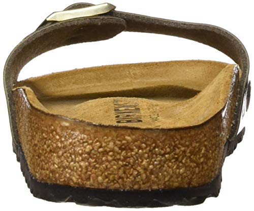 Birkenstock Madrid, Mules Mujer, Verde (Magic Snake Khaki Magic Snake Khaki), 38 EU