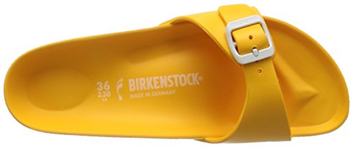 Birkenstock Madrid, Zuecos Mujer, Amarillo (Scuba Yellow Scuba Yellow), 38 EU (étroit)