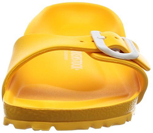 Birkenstock Madrid, Zuecos Mujer, Amarillo (Scuba Yellow Scuba Yellow), 38 EU (étroit)