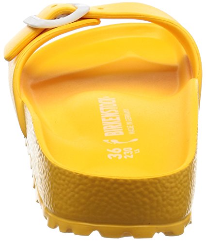 Birkenstock Madrid, Zuecos Mujer, Amarillo (Scuba Yellow Scuba Yellow), 38 EU (étroit)