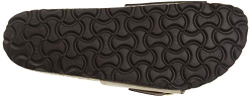 Birkenstock Mules Madrid Big Buckle Birko-Flor Graceful Taupe, Sandalia Mujer, 38 EU Étroit