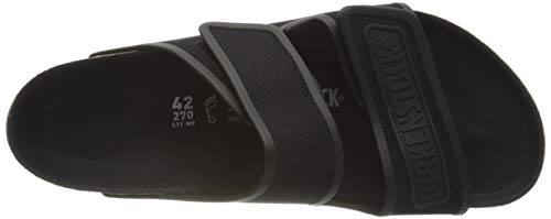 Birkenstock Sandales Delft Microfibre Et PU Noir, Sandalia para Hombre, Negro, 43 EU