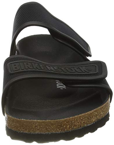 Birkenstock Sandales Delft Microfibre Et PU Noir, Sandalia para Hombre, Negro, 43 EU