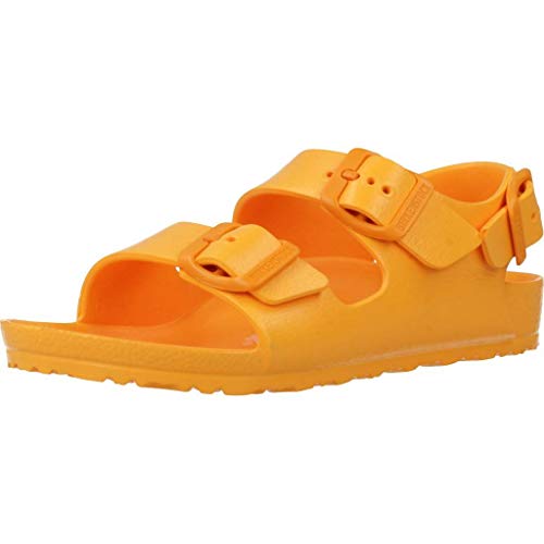 Birkenstock Sandalias Chanclas 1015701 para Niños Naranja 25 EU