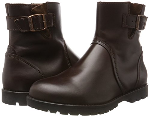 BirkenstockStowe - Botas Estilo Motero Mujer, Color marrón, Talla 36 EU