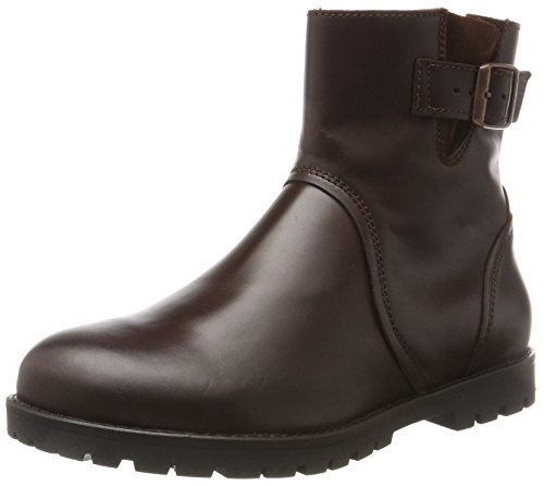 BirkenstockStowe - Botas Estilo Motero Mujer, Color marrón, Talla 36 EU