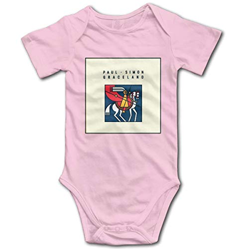 Body de bebé de Manga Corta Unisex Newborn Baby Paul Simon Graceland Cotton Short Sleeve Bodysuit Playsuits Girls and Boys