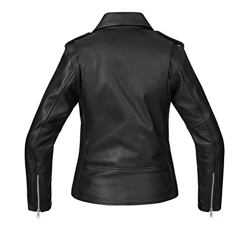 Bohmberg Premium Chaqueta de cuero para mujer - Cuero real-para motociclistas-cuero pesado - S