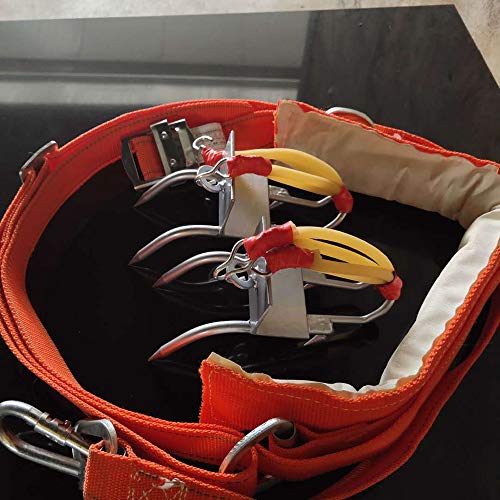 BOINN Zapatos de Escalada de áRboles Recogiendo Frutas Garras de Zapatos Herramienta de Escalada de áRboles Poste Herramienta de áRboles con Picos de áRbol de Escalada Alta Resistencia