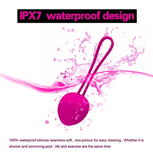 Bolas Chinas Suelo Pelvico de Silicona Medica Bolas Chinas Terapeuticas Masajeador de la Salud Kegel Ejercitador Vibrador Kegel Balls para Mujer