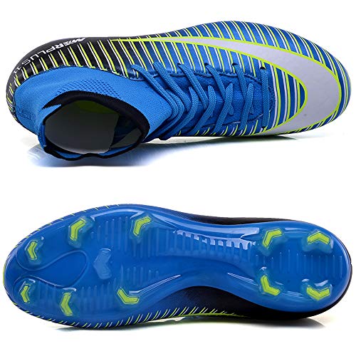 BOLOG Zapatos de Fútbol Hombre Spike Aire Libre Profesionales Atletismo Training Botas de Fútbol Ligero Tacos Futbol Zapatos de Deporte
