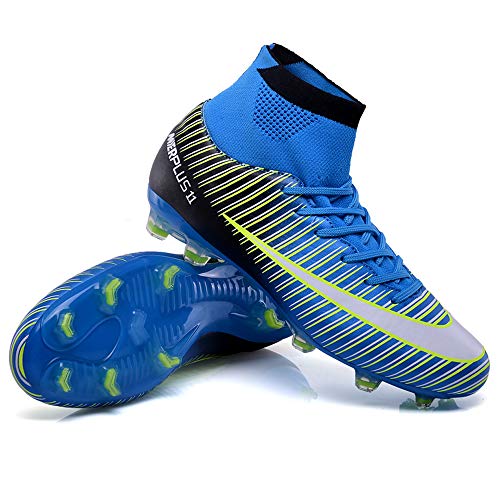 BOLOG Zapatos de Fútbol Hombre Spike Aire Libre Profesionales Atletismo Training Botas de Fútbol Ligero Tacos Futbol Zapatos de Deporte