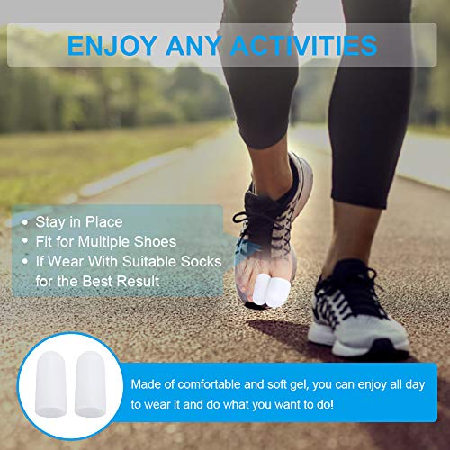 Bolsa de 10 pcs/sumifun Silicona Dedos Pies, Protector Dedos Pie, Dedos de Los Pies, Gel de silicona almohadillas de punteras suave, Pedal de especias Remover y reducir Ampollas & calluse