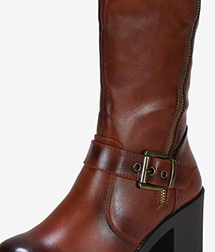 BOSANOVA Botas Altas Cuero con tacón Cuero 36