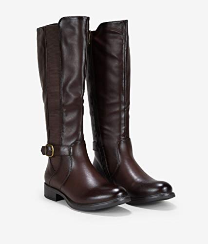 BOSANOVA Botas Altas Marrones Planas Marron 38