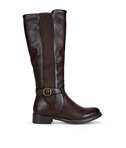BOSANOVA Botas Altas Marrones Planas Marron 38