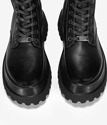 BOSANOVA Botas Altas Negras con Cordones Negro 36