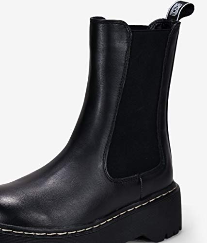 BOSANOVA Botas Negras con elásticos Negro 38