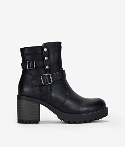 BOSANOVA Botines Negro con Hebillas Negro 38