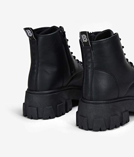 BOSANOVA Botines Negros con Cordones Negro 39