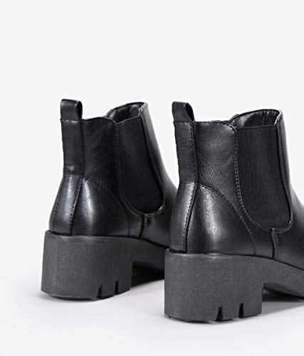 BOSANOVA Botines Negros con elásticos Negro 39