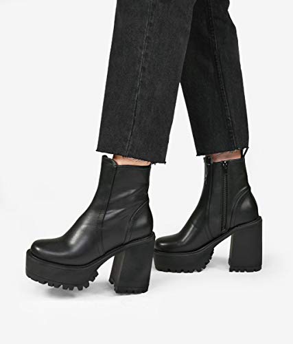 BOSANOVA Botines Negros con tacón Negro 38