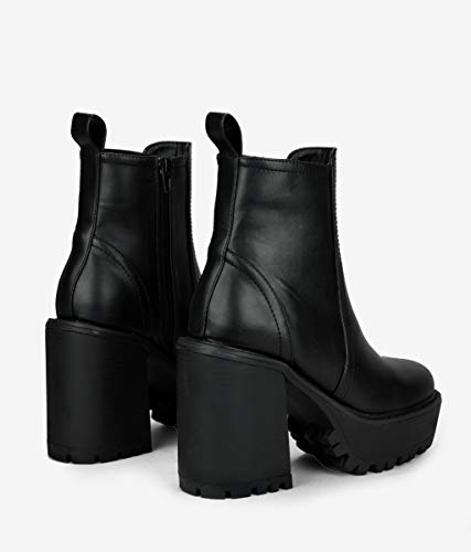 BOSANOVA Botines Negros con tacón Negro 38