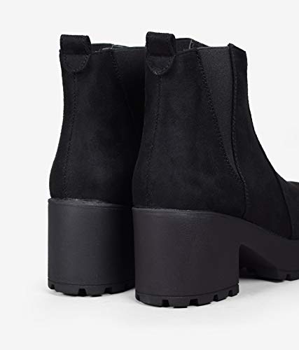 BOSANOVA Botines Negros Plataforma Negro 37