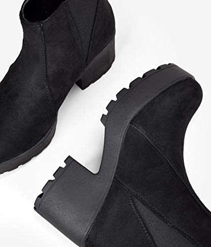 BOSANOVA Botines Negros Plataforma Negro 37