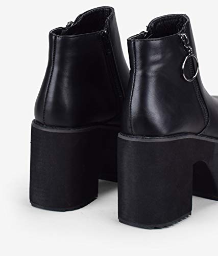 BOSANOVA Botines Negros Plataforma Negro 40