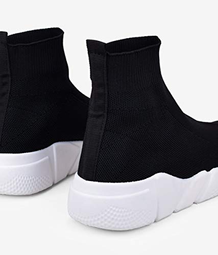 BOSANOVA Zapatillas Tipo calcetín Negro Negro 39